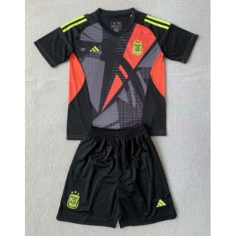 Argentina Portiere Maglia Gara Casa Repliche Copa America 2024 Bambino